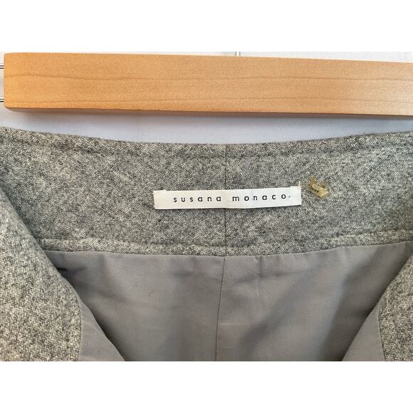 Susana Monaco Wide Leg Wool Trousers 100% Lambswool Size 4 - Picture 4 of 10